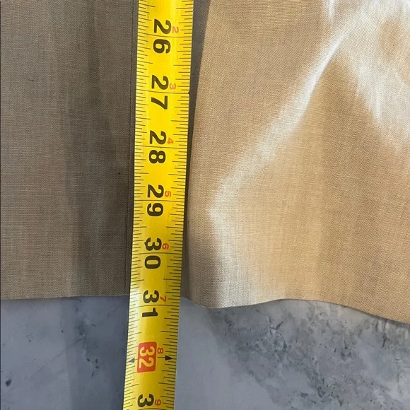 Banana Republic Men's Tan Linen-Blend Blazer - Single-Breasted Jacket 46 R - Picture 5 of 10